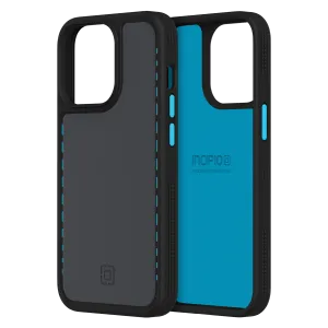 Incipio - Optum Case - iPhone 13 Pro - Black Oyster And Electric Blue