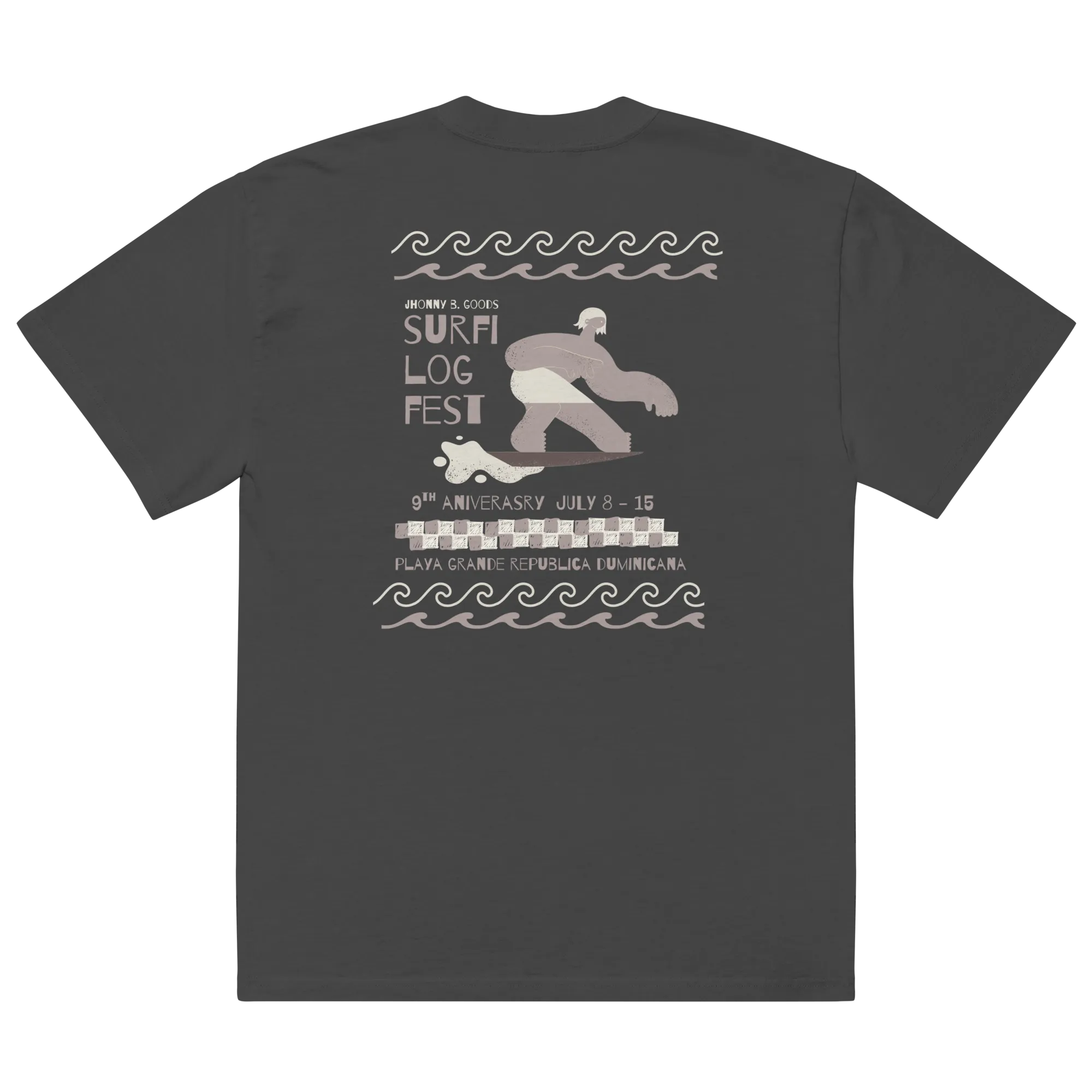 JBG Surfi Fest - Women's Oversized Vintage Surf Tee