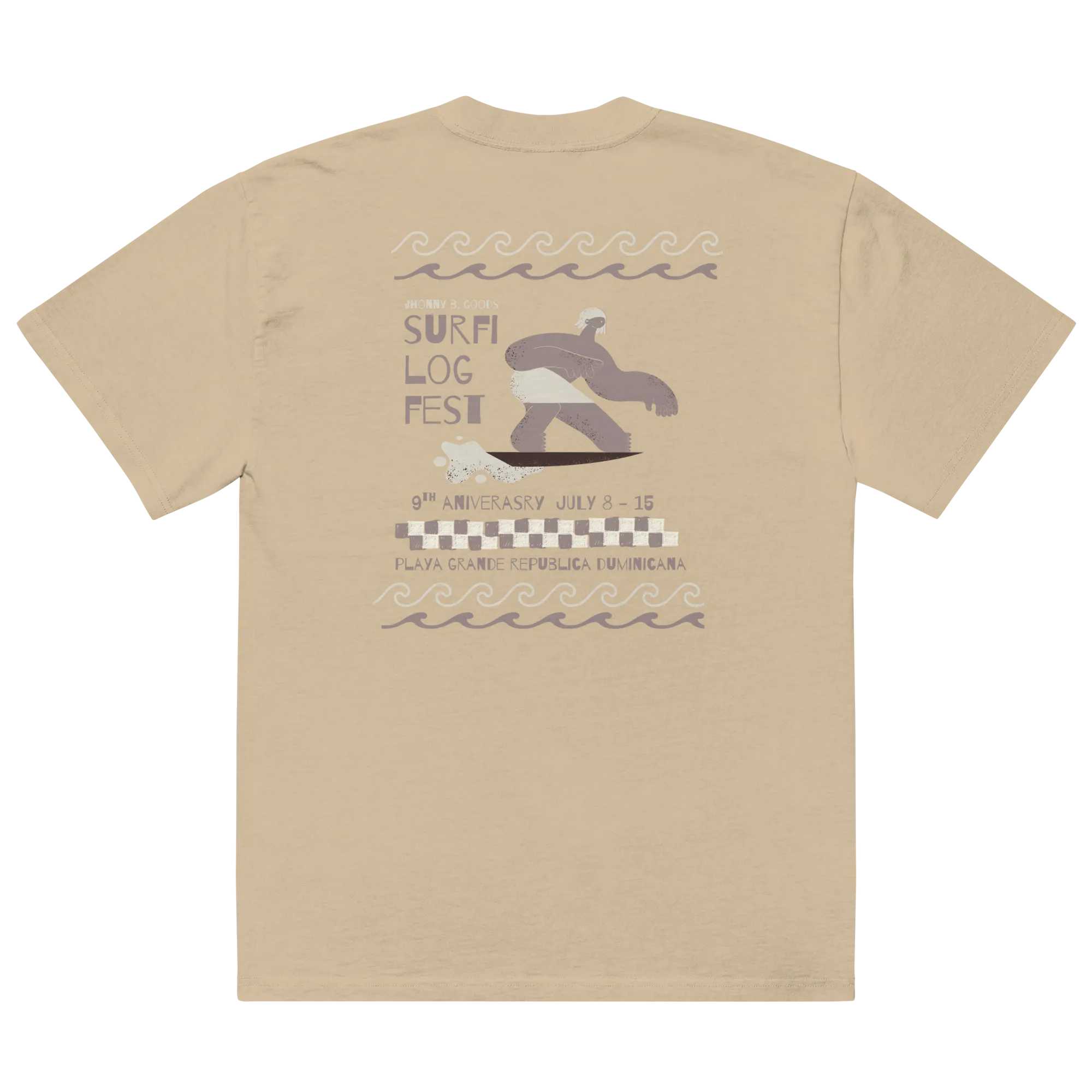 JBG Surfi Fest - Women's Oversized Vintage Surf Tee