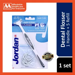 Jordan Flosser Easy Clean Starter (1 Handle   5 Refills)
