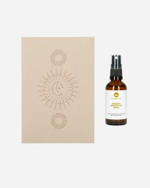Journal Notizbuch   Raumspray Meditations Set