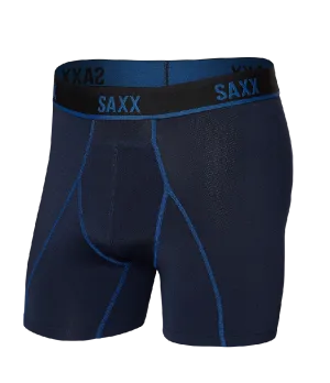 KINETIC LIGHT COMPRESSION MESH BOXER BRIEF - NAVY/CITY BLUE