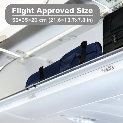 Kono Multifunctional Portable Travel Backpack Cabin Luggage Bag - Navy
