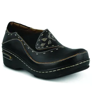 L`Artiste by Spring Step Women's Burbank Clog - Black