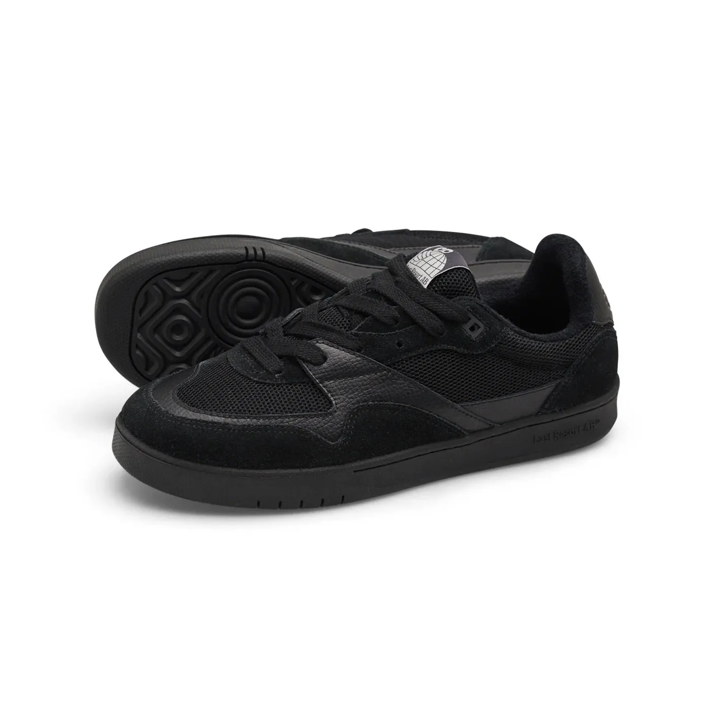 Last Resort CM002-LO SUEDE/MESH/LEATHER (BLACK/BLACK)
