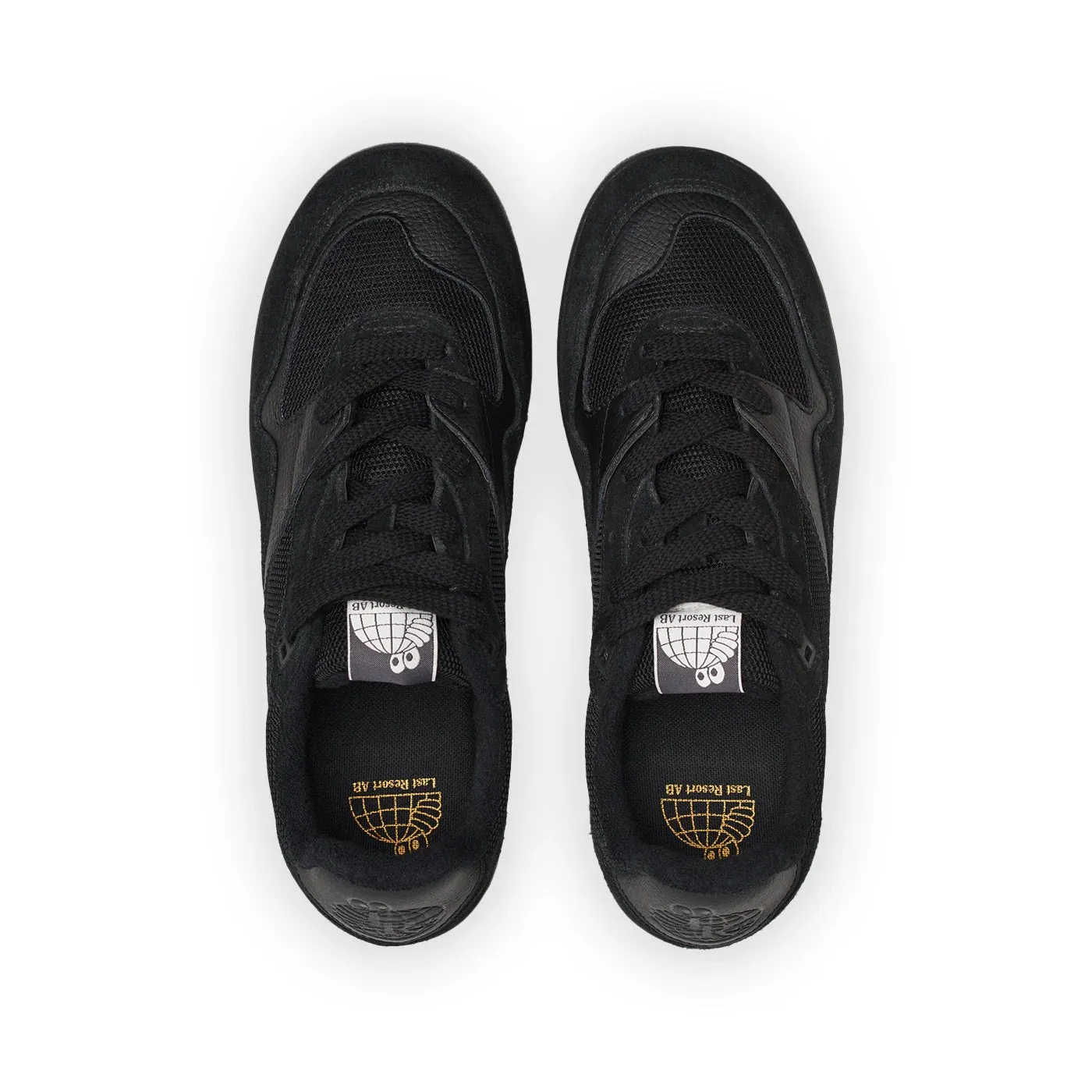 Last Resort CM002-LO SUEDE/MESH/LEATHER (BLACK/BLACK)