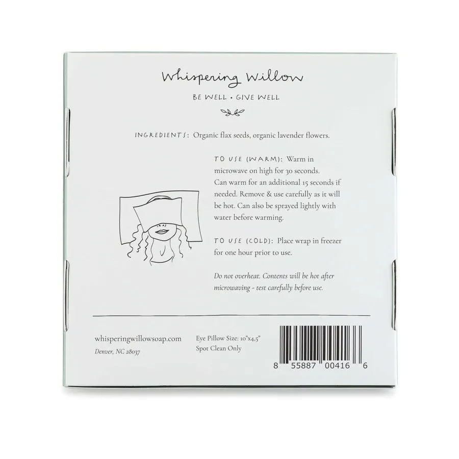 Lavender Eye Pillow in Blue