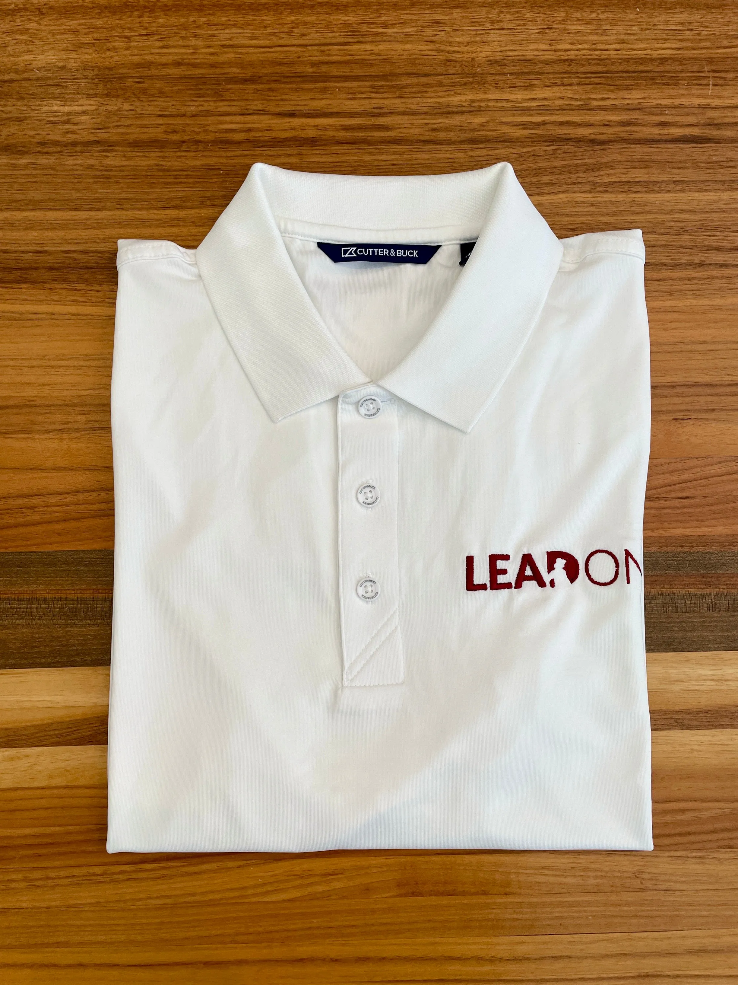 Lead On White Polo
