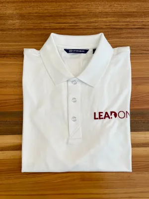 Lead On White Polo