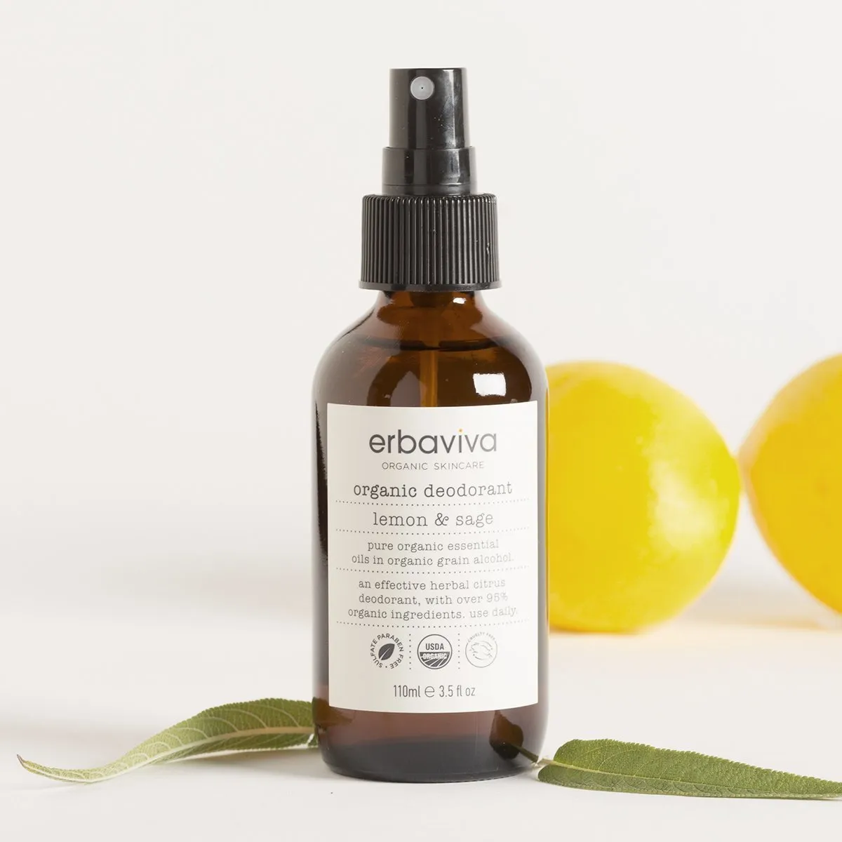 Lemon Sage Organic Deodorant