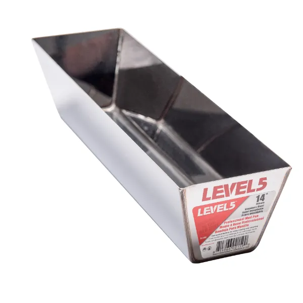Level 5 Stainless Steel Mud Pan
