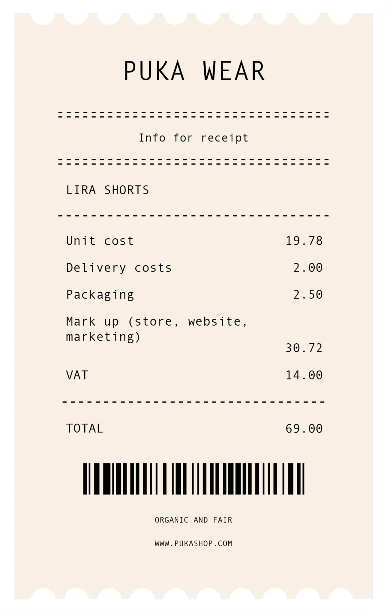 Lira organic shorts