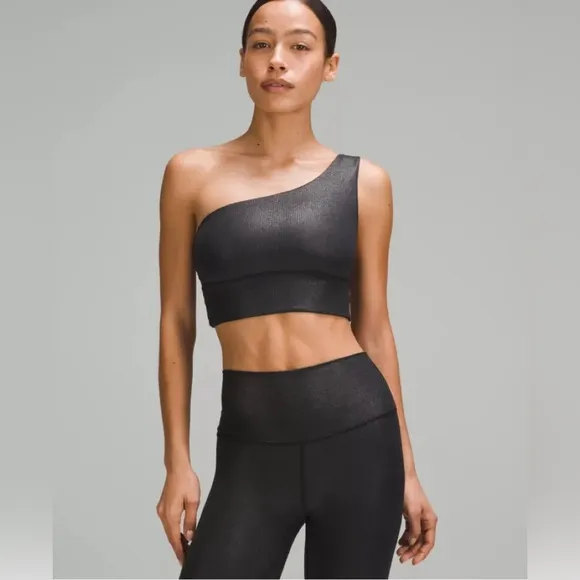 Lululemon Align Asymmetrical Rib Bra A/B *Shine