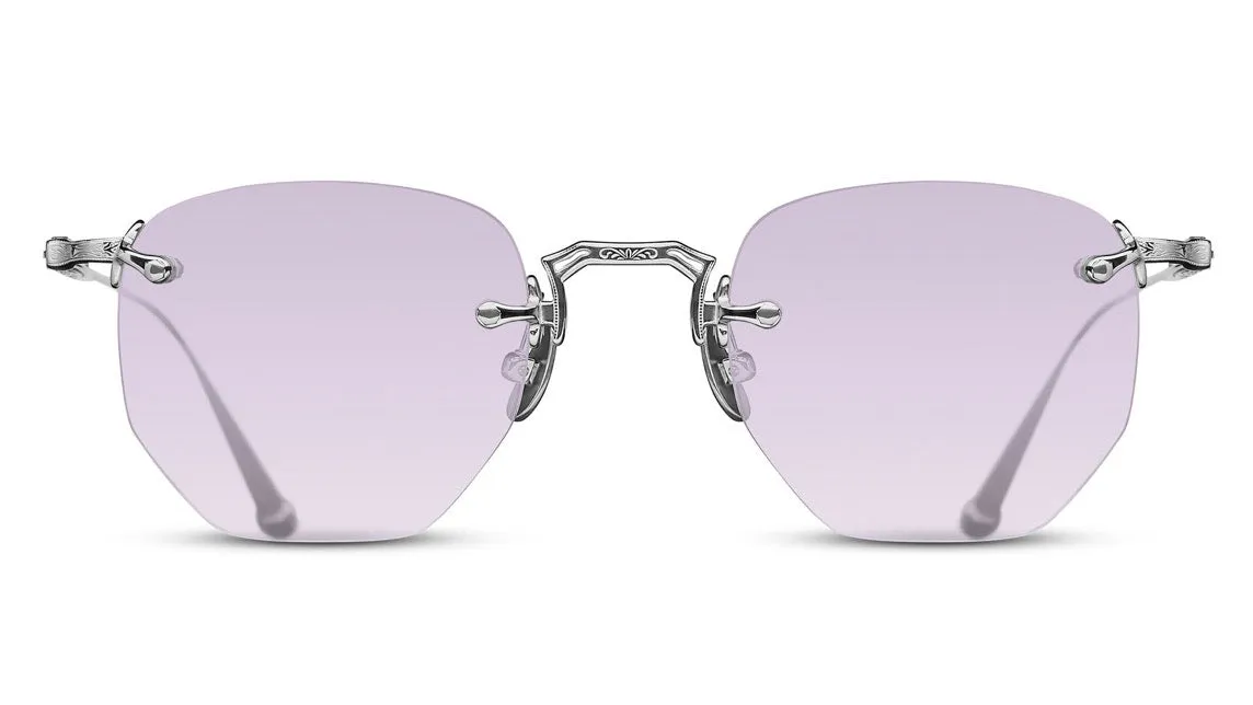 M3104 A-Palladium White / Geometric Café / Violet Gradient