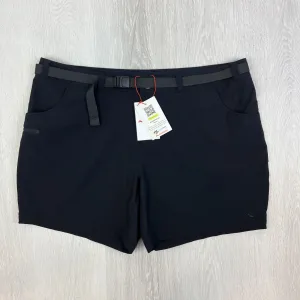 Macpac Womens Black Hike Short V2 Size 20 With Belt (New) RRP $119