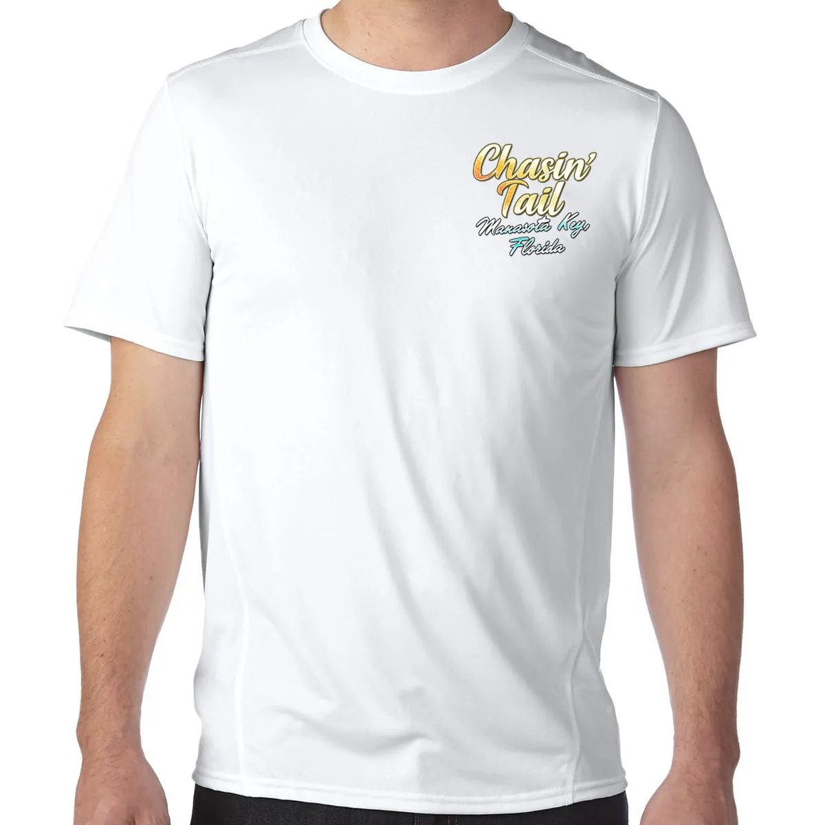 Manasota Key, FL Chasin' Tail Performance Tech T-Shirt