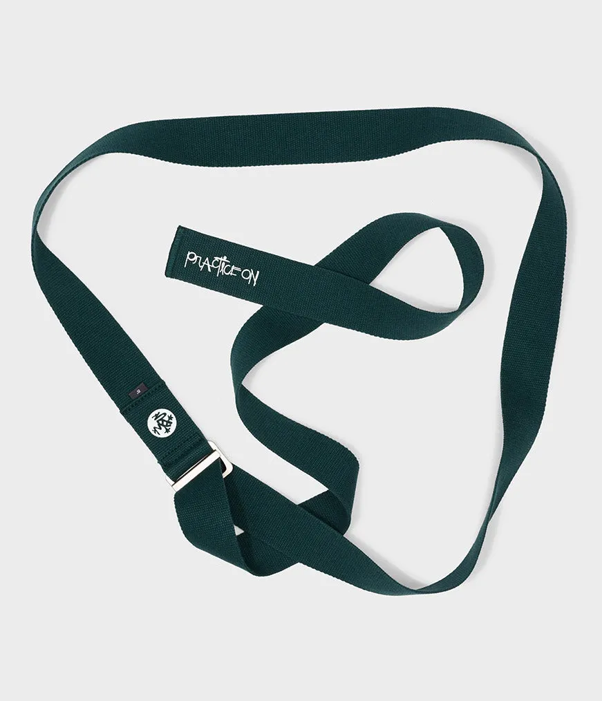 Manduka AligN Yoga Strap 8 Foot - Dk Deep Sea