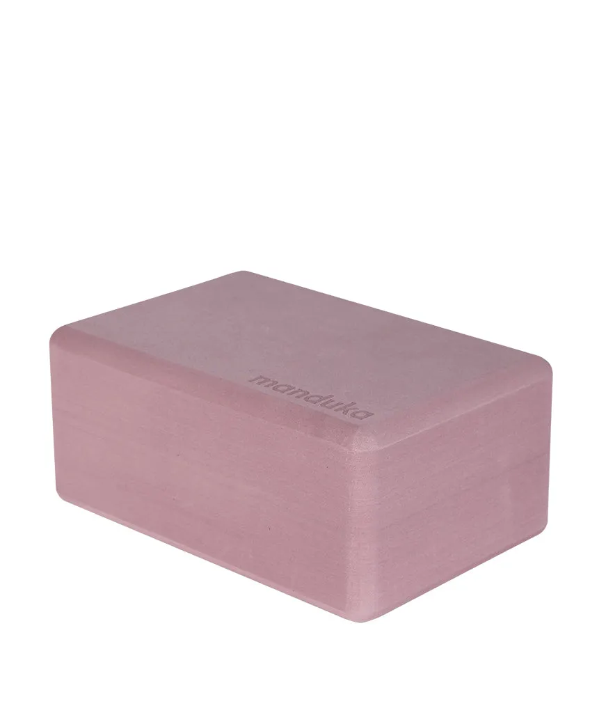 Manduka Recycled Foam Yoga Block - Elderberry