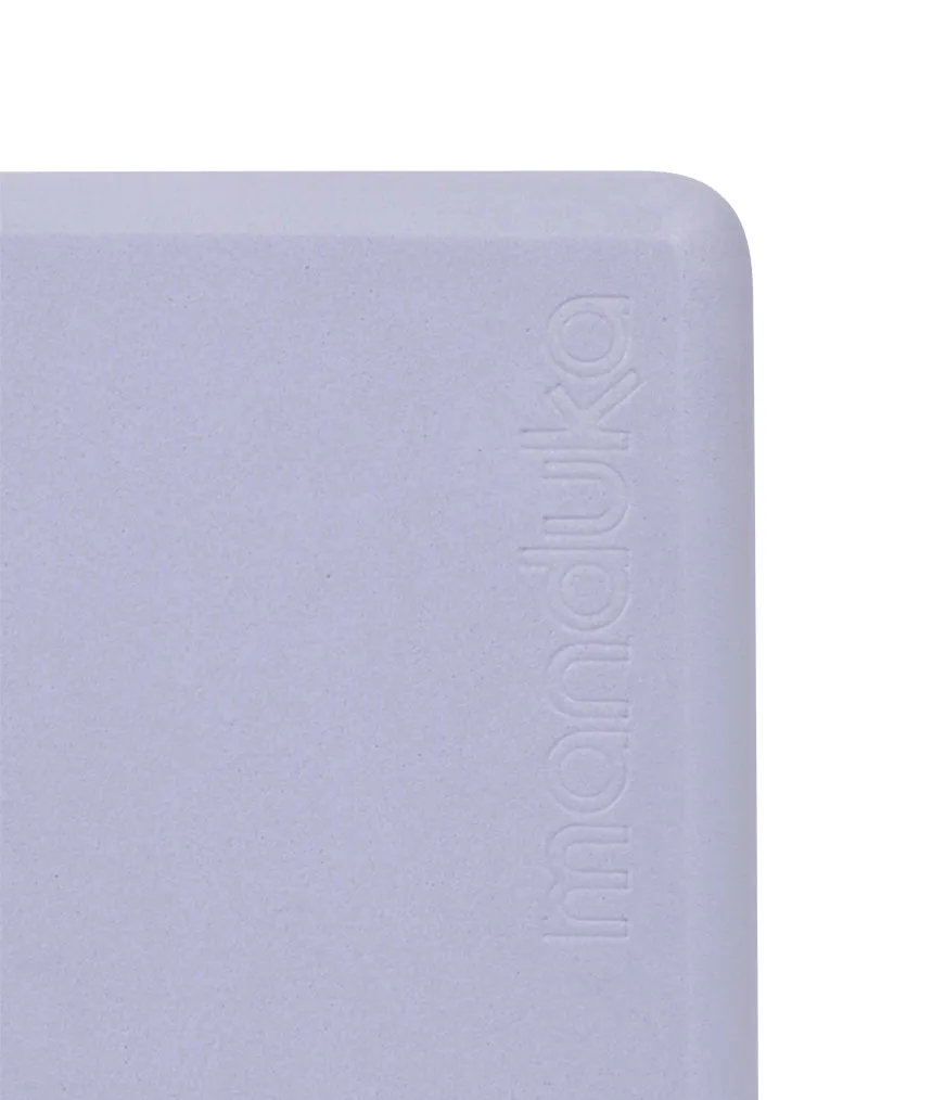Manduka Recycled Foam Yoga Block - Lavender