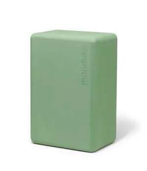 Manduka Recycled Foam Yoga Block - Leaf Green