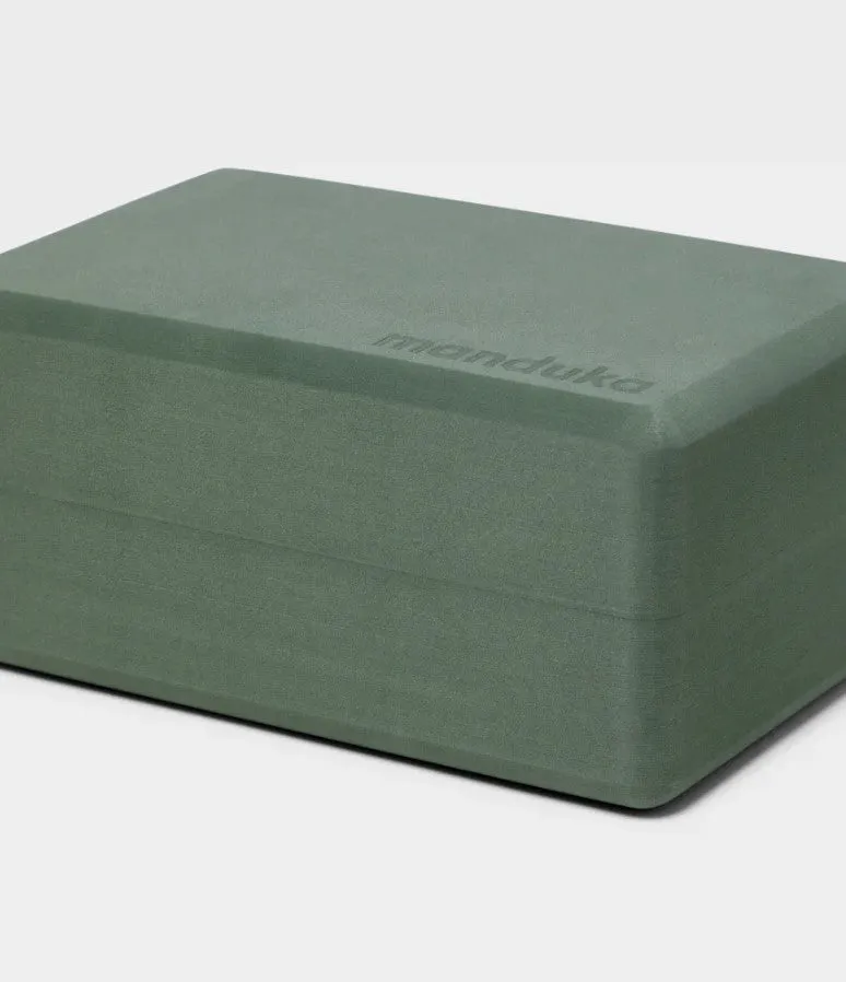 Manduka Recycled Foam Yoga Block - Sage