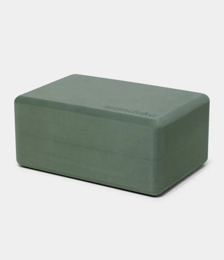 Manduka Recycled Foam Yoga Block - Sage