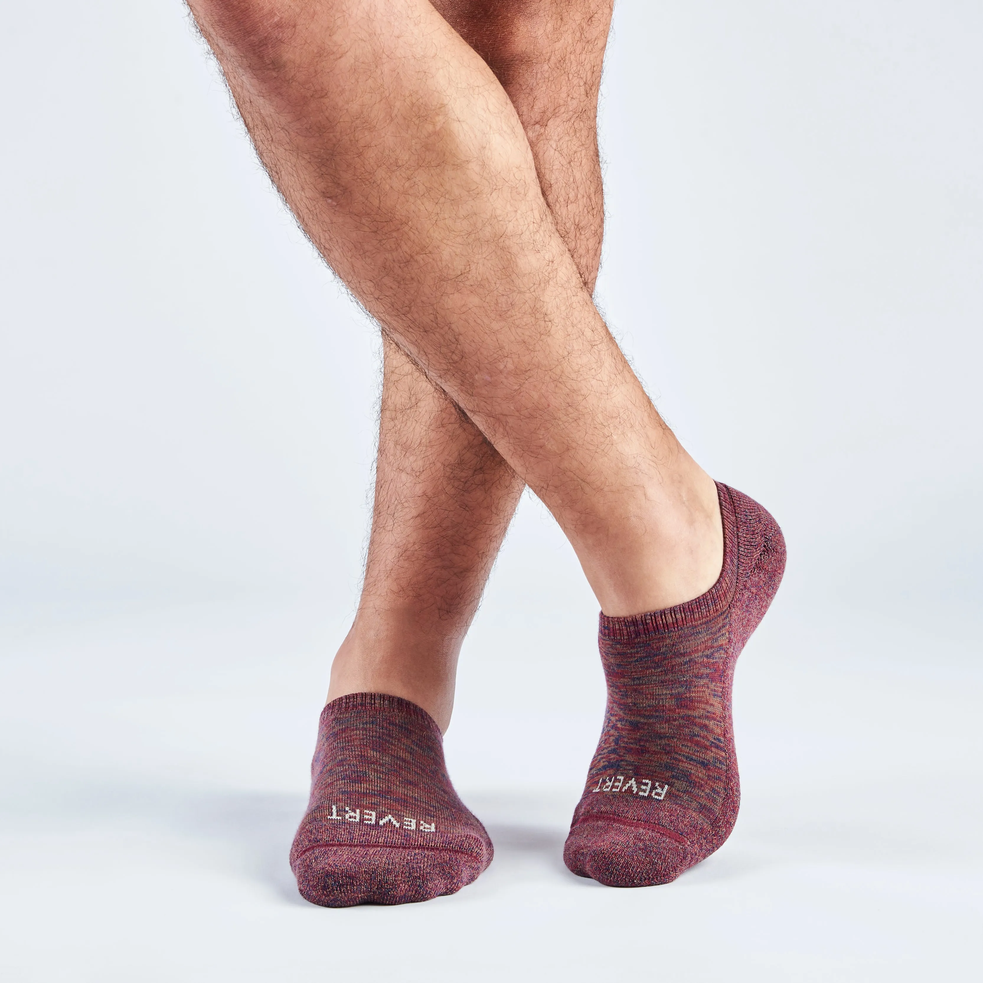 Men's Invisible Comfort: 3-Pack Mid-Weight No-Show Socks