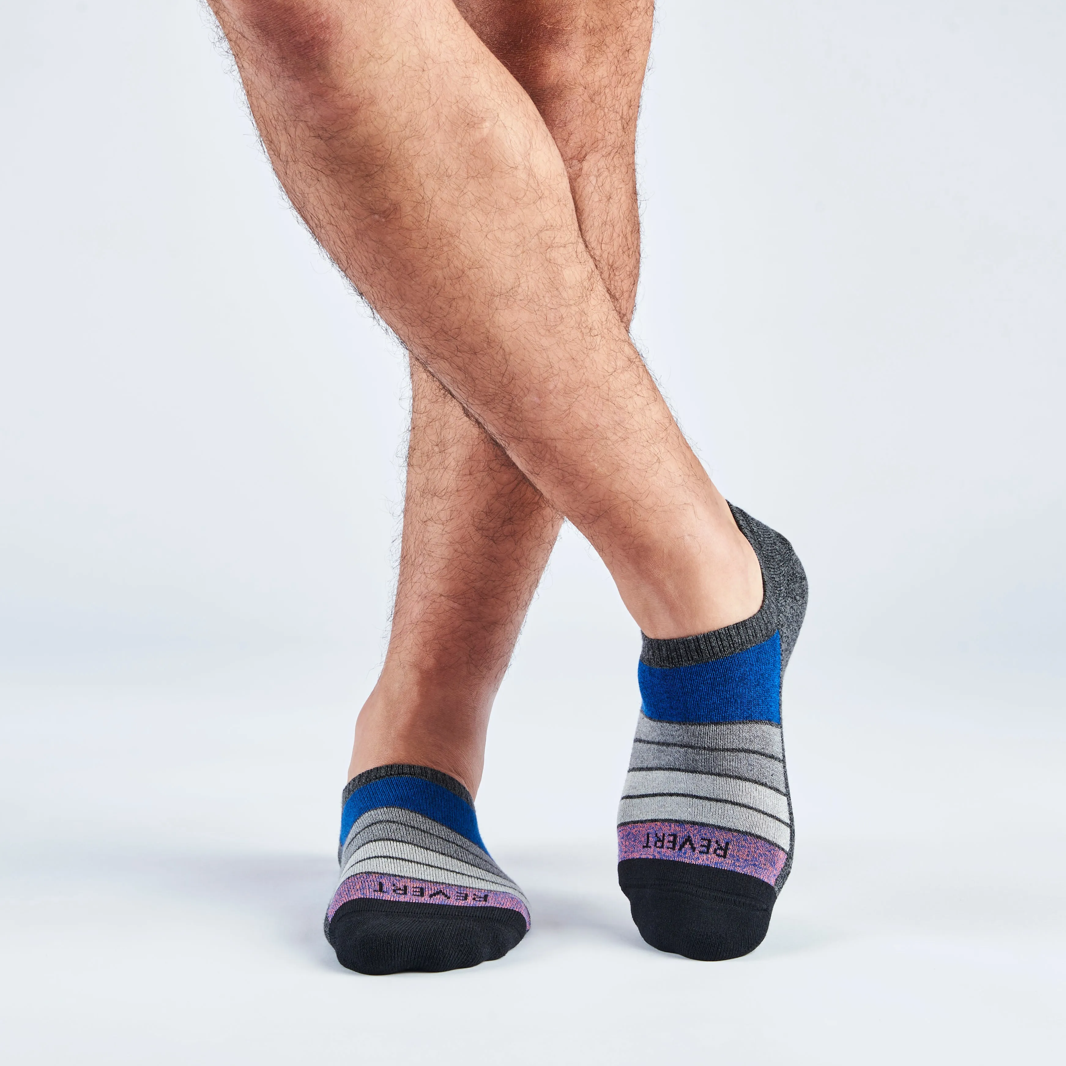 Men's Invisible Comfort: 6-Pack Mid-Weight No-Show Socks