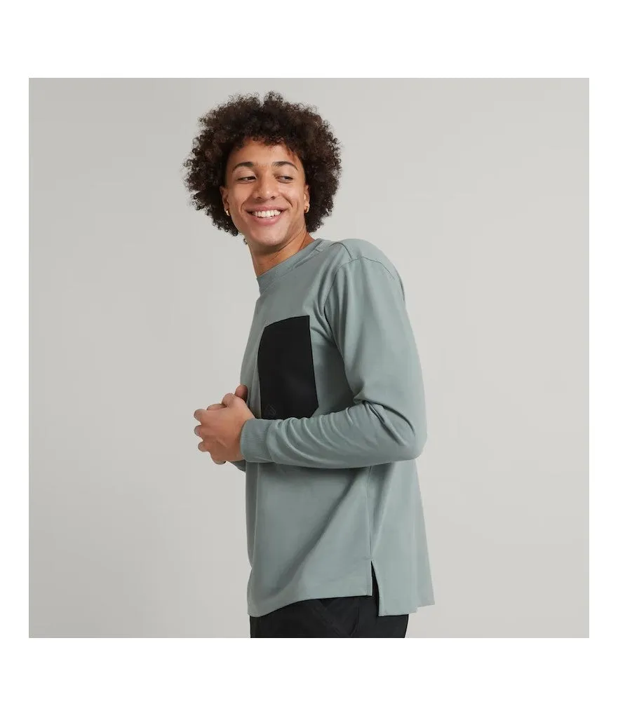 MEN'S VANDER L/S POCKET TEE - GUM TREE