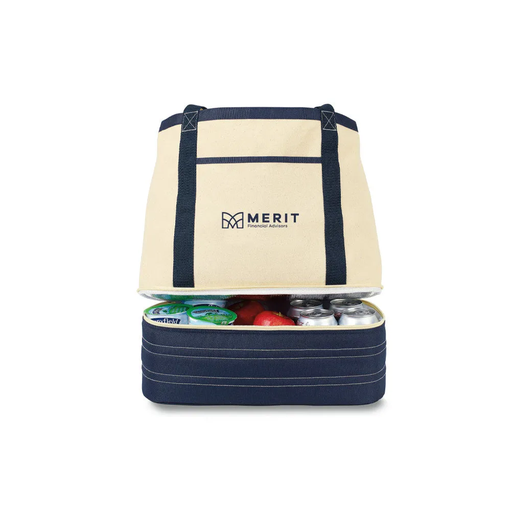 Merit Coastal Cotton Insulated Tote