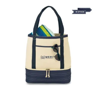 Merit Coastal Cotton Insulated Tote