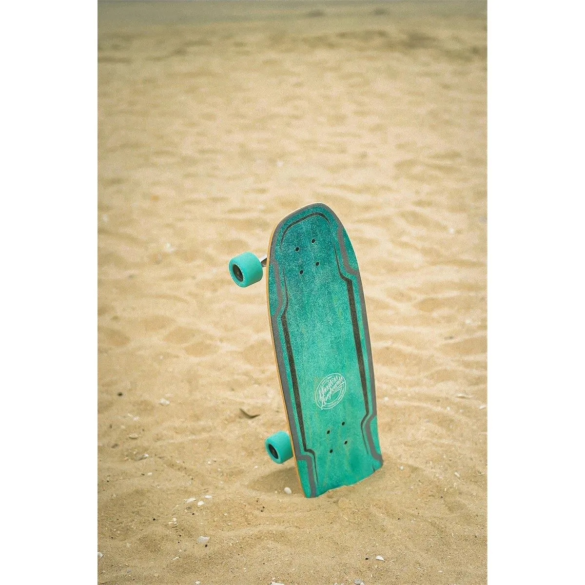 Mindless Surf Skate Carving Cruiser Skateboard - 9.5" x 30" - Green
