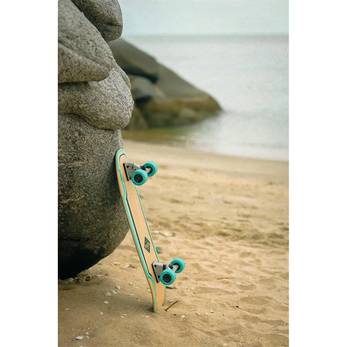 Mindless Surf Skate Carving Cruiser Skateboard - 9.5" x 30" - Green