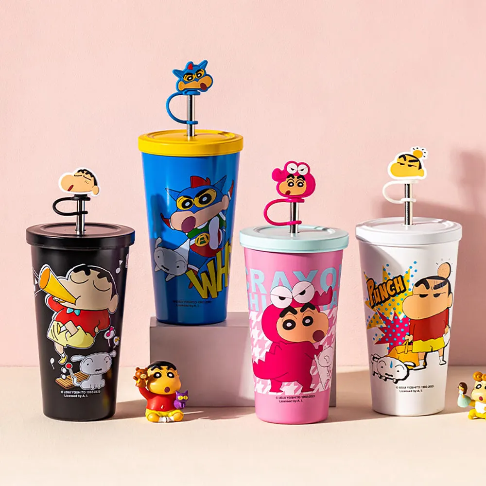 Modern SweetHome Crayon Shin-chan Desktop Insulated Cup Black 600ml