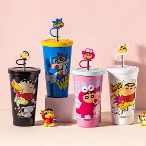 Modern SweetHome Crayon Shin-chan Desktop Insulated Cup Black 600ml