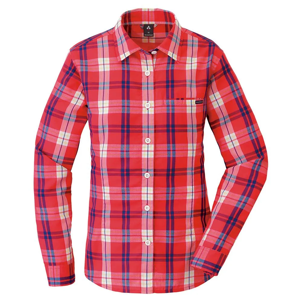 Montbell Wickron Light Single Pocket Long Sleeve Shirt Women's