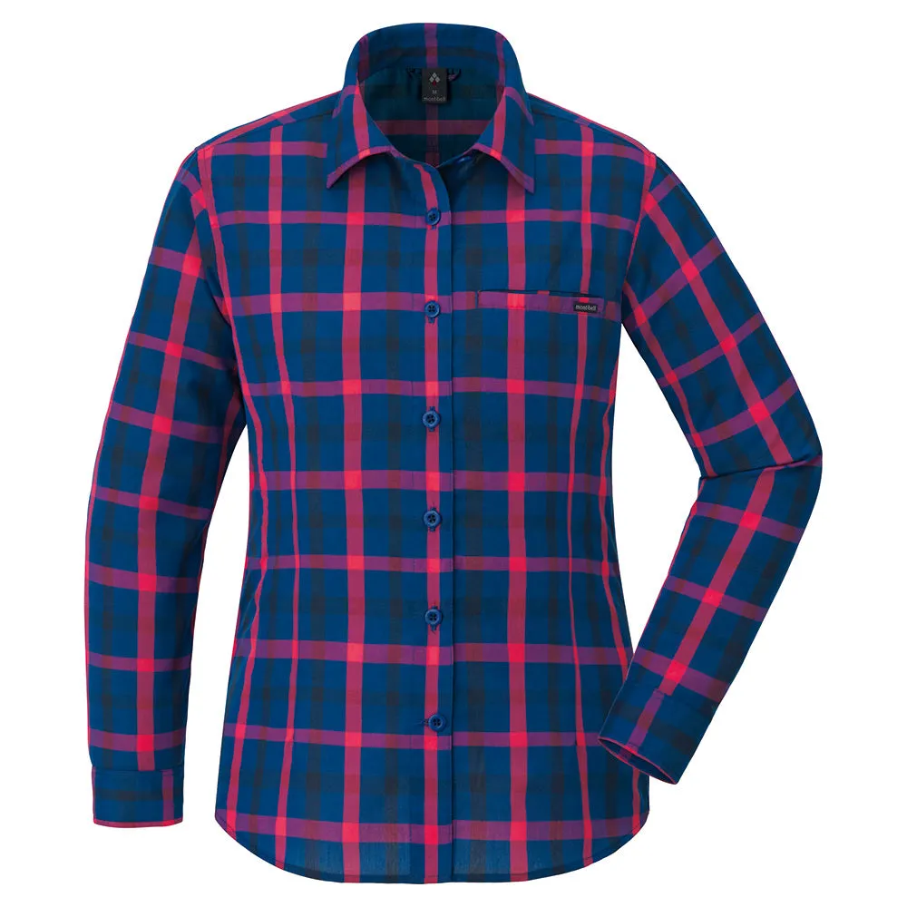 Montbell Wickron Light Single Pocket Long Sleeve Shirt Women's