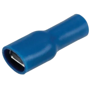 Narva Fully Insulated Female Blade Terminals (Blue 6.3mm Tab) - Pack of 10 - 56044BL
