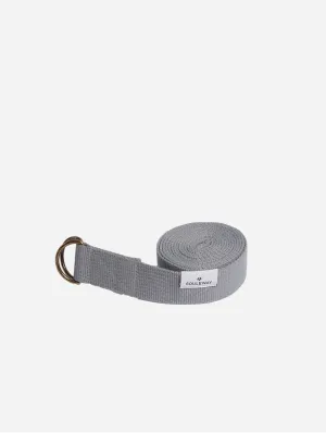 Natural Cotton Yoga Strap | Dust Grey