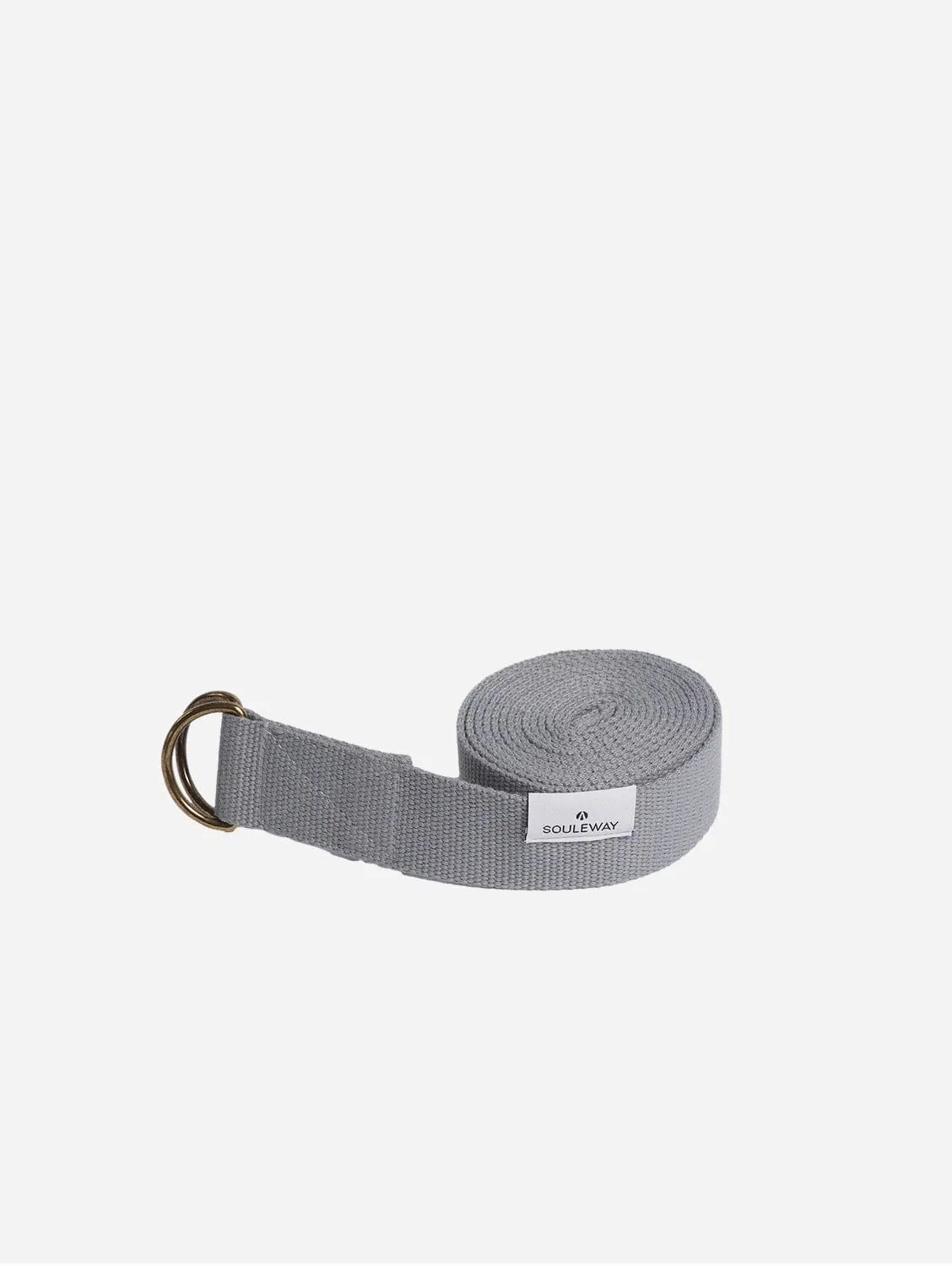 Natural Cotton Yoga Strap | Dust Grey