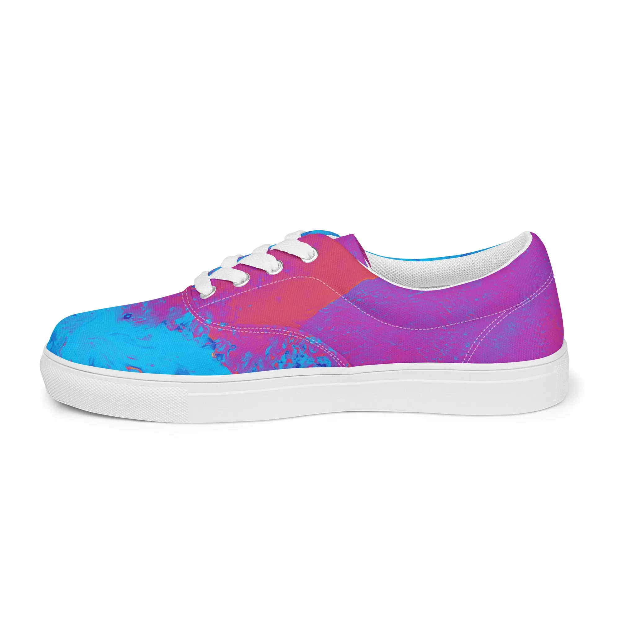Neon Beach Men’s lace-up canvas shoes