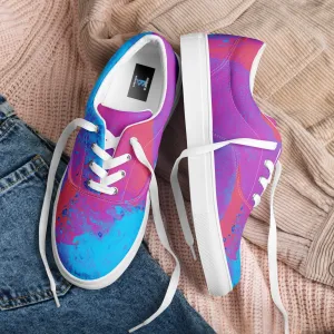 Neon Beach Men’s lace-up canvas shoes