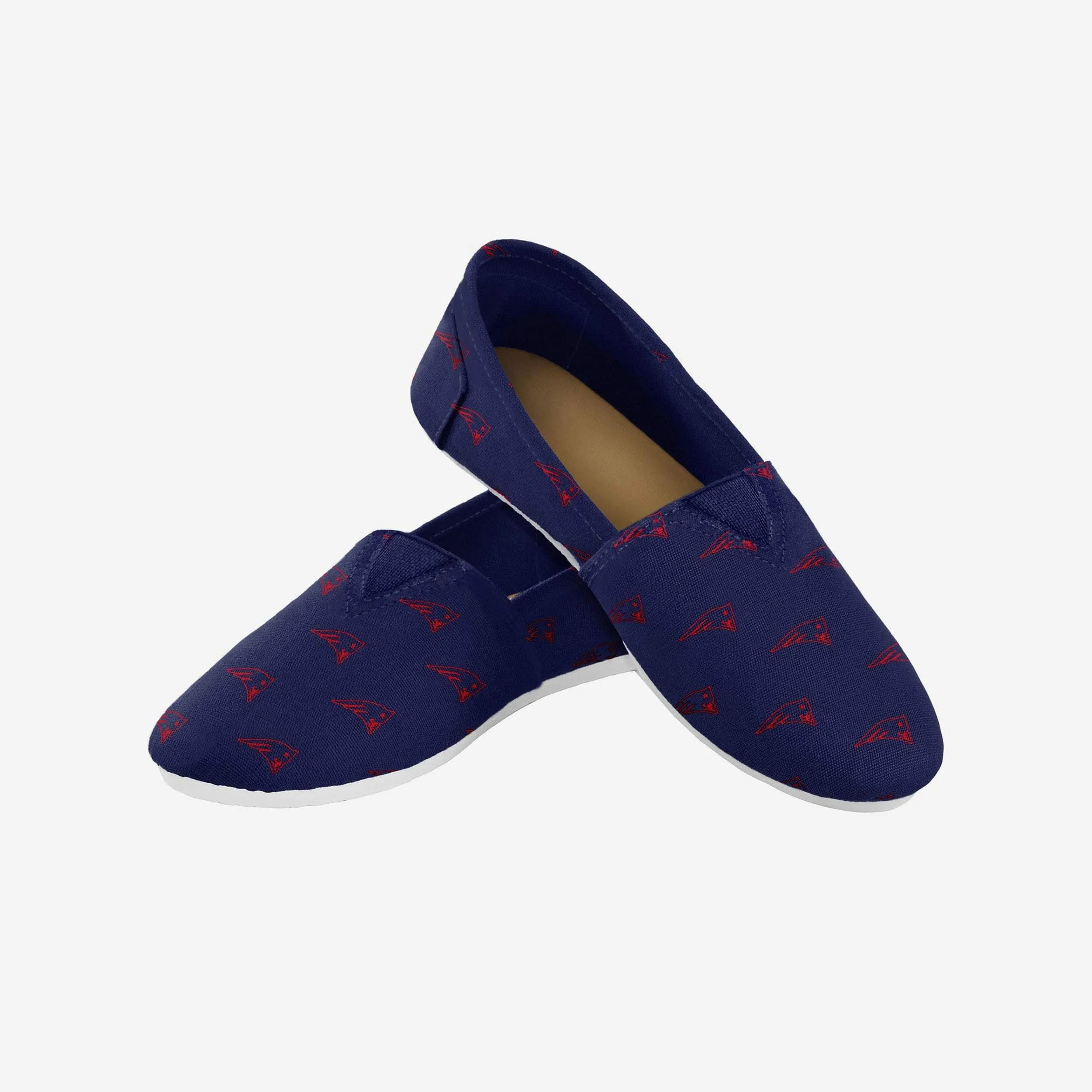 New England Patriots Womens Canvas Shoe