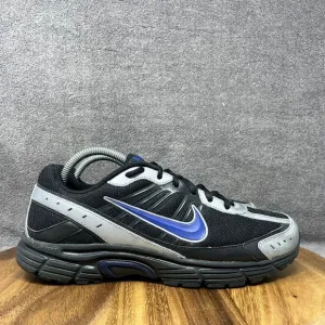 Nike Dart 8 Running Shoes Sneakers 2010 Men's 8.5 Black Silver Blue 395841-009