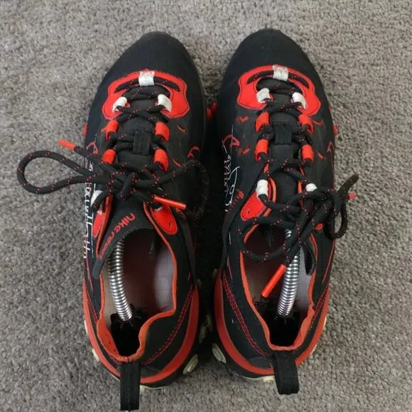 Nike React Element Script Swoosh Mens 7 Running Shoes Black Red CK9285-001