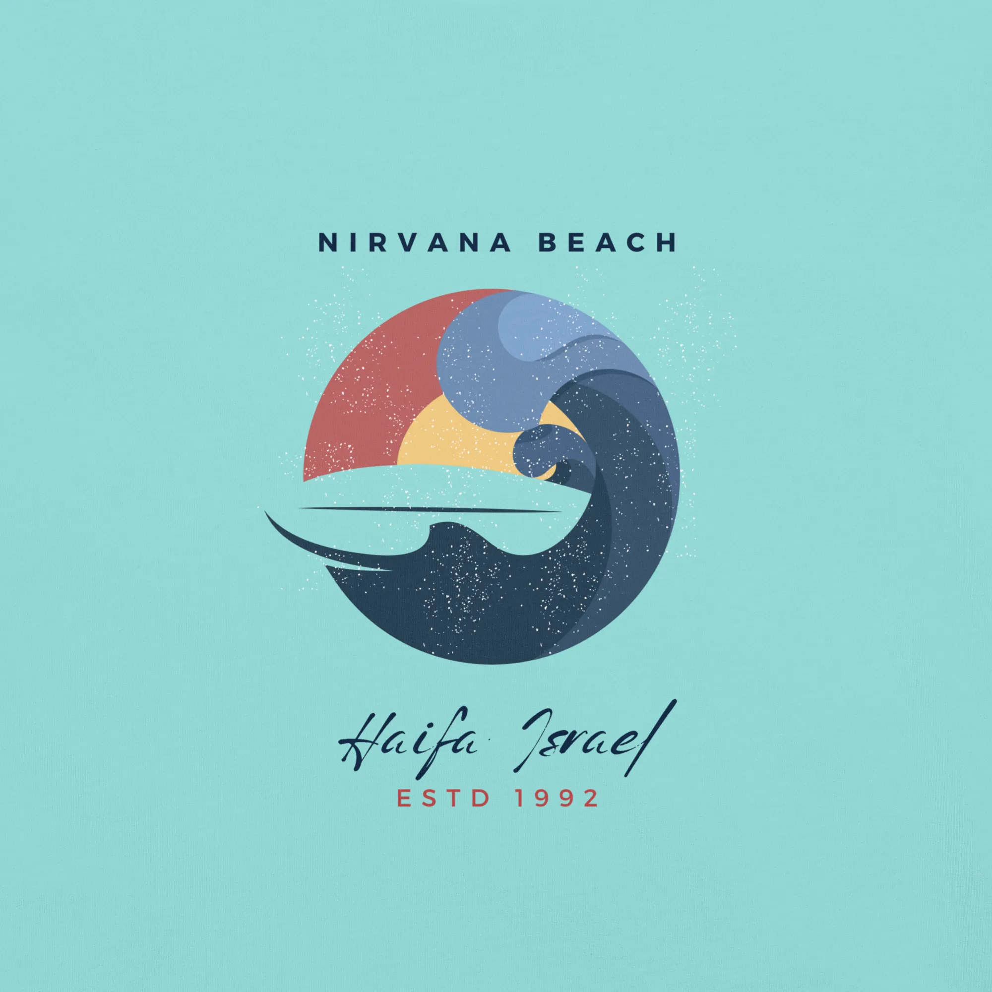 Nirvana Beach - Women's dyed heavyweight tee