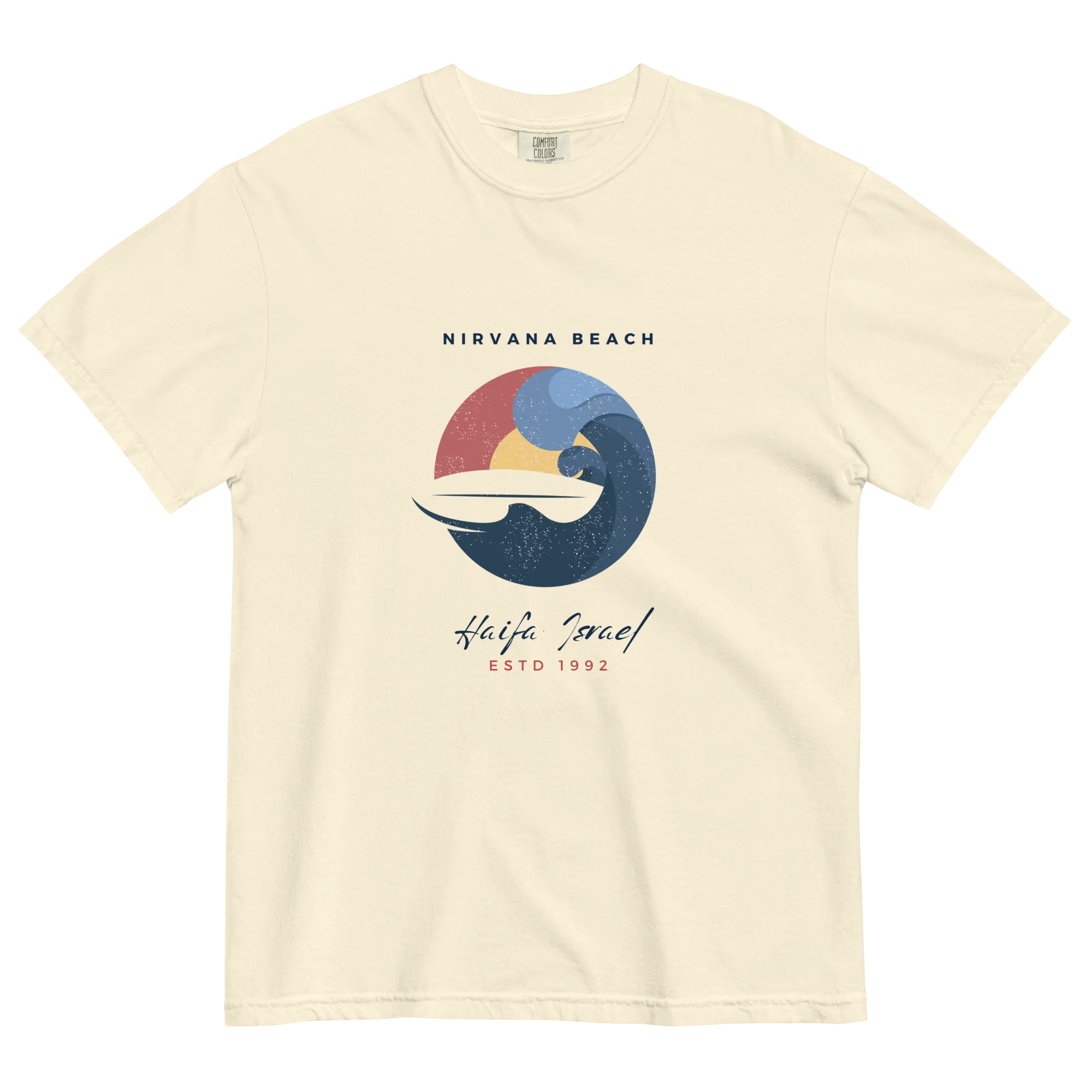 Nirvana Beach - Women's dyed heavyweight tee