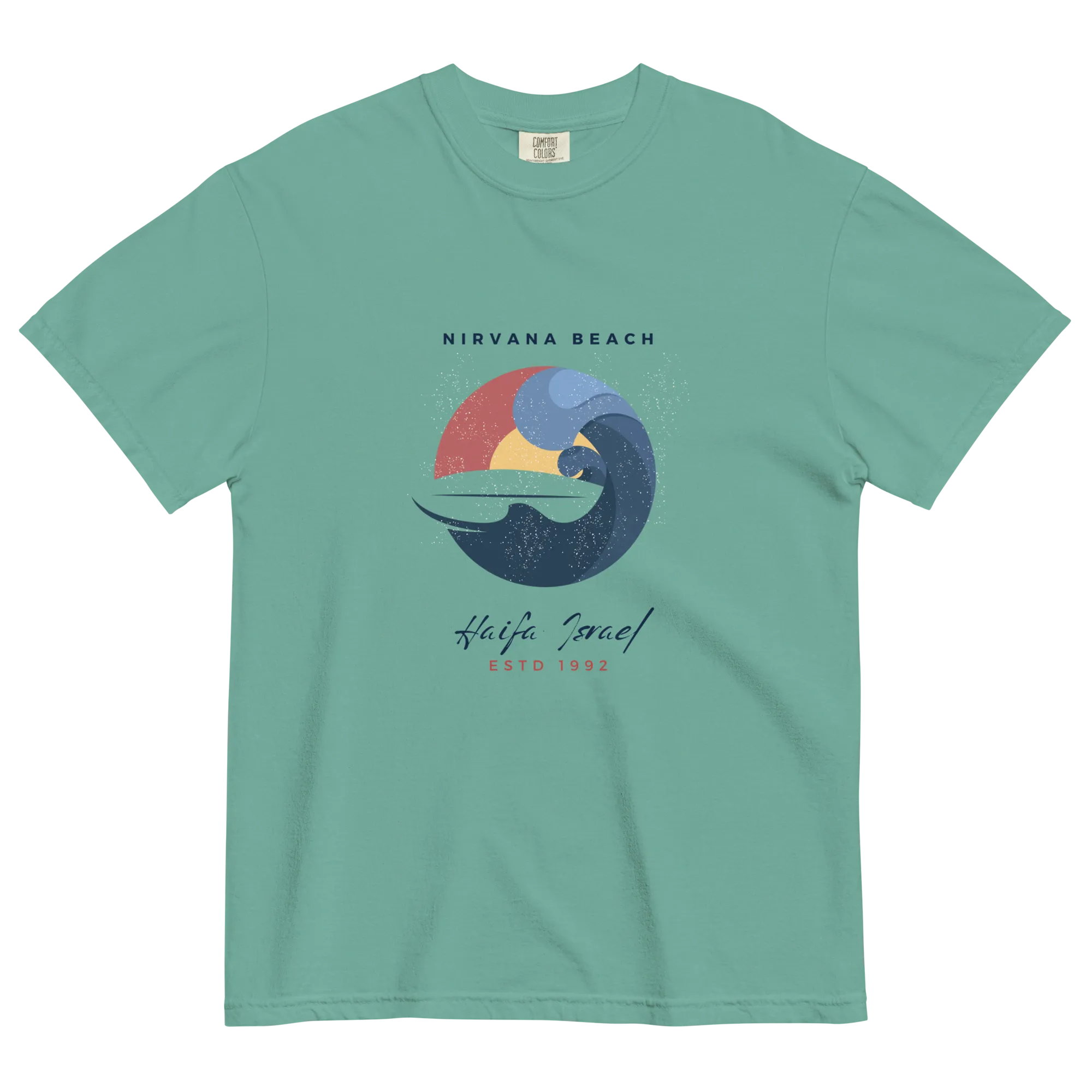 Nirvana Beach - Women's dyed heavyweight tee