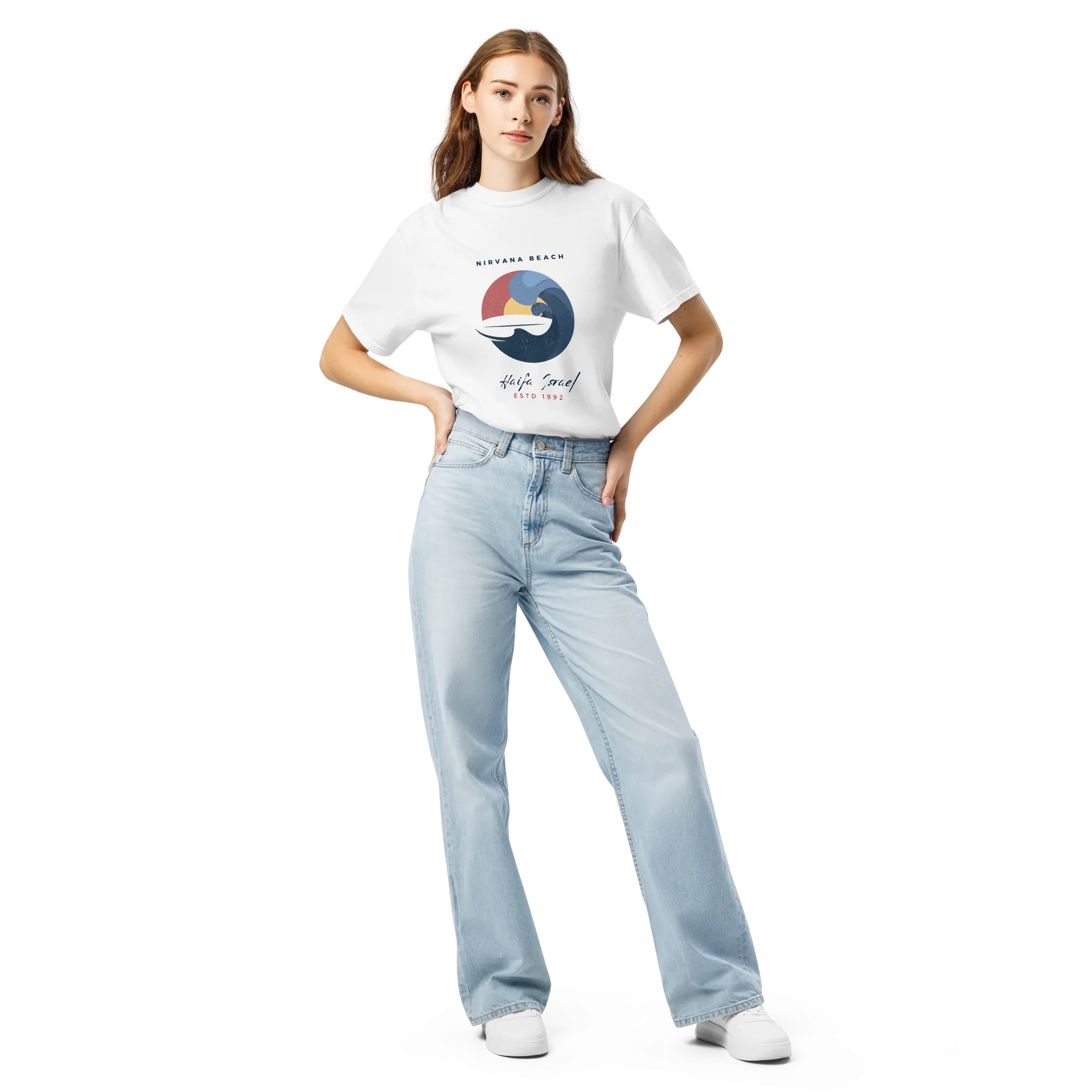 Nirvana Beach - Women's dyed heavyweight tee