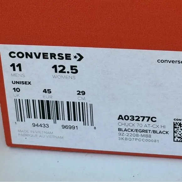 NWT Converse Run Star Legacy CX Hi Platform high top Chuck Taylor sneaker black